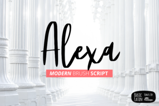 Alexa: A Handwritten Font for Creative Projects