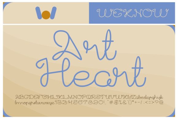 Art Heart: A Creative Font for Marketers