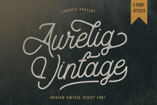 Aurelig Vintage Font for Elegant Design