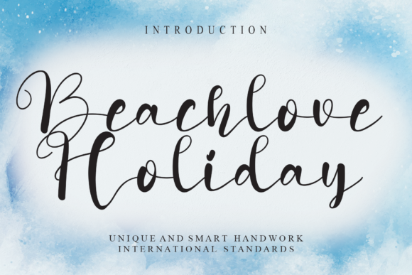 Beachlove Holiday: A Flowing Script Font