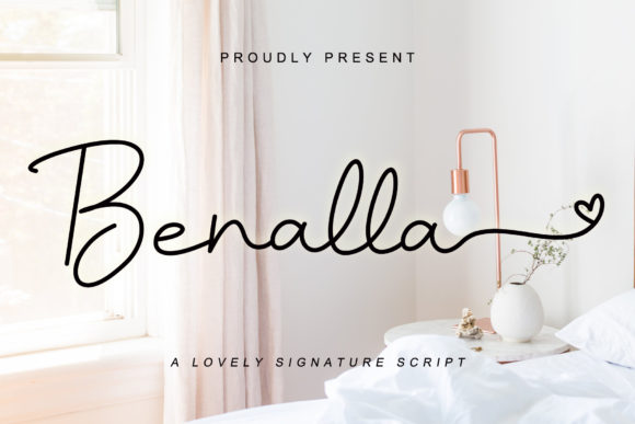 Benalla: A Beautiful Script Font for Web Design