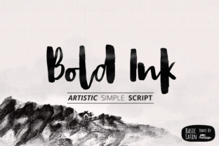Bold Ink Font for Web Design