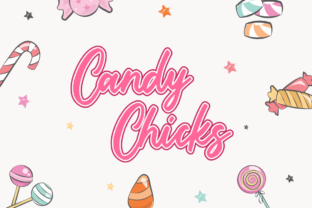 Candy Chicks Font: Playful Script for Editorial Design