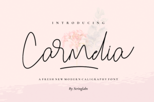 Carmelia: A Script Font for Elegant Design