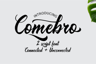 Comebro: A Playful Script Font for Marketers