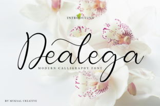 Dealega: A Handwritten Font for Creative Makers