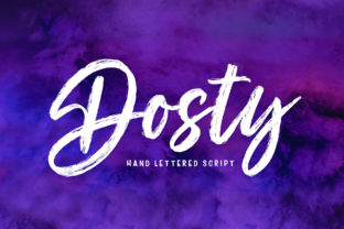 Dosty: A Stylish Script Font for Marketers