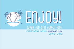 Enjoy: A Font for Creative Expression