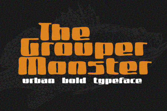 Grouper Monster Font: Bold Script for Web Design