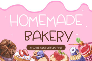 Homemade Bakery Font for Web Design