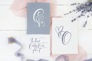 Initial Valentine Font: Elegant Script for Marketing