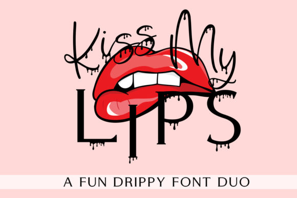 Kiss My Lips Font: Elegant Script for Editorial Design