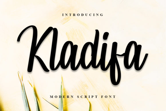 Kladifa: A Creative Script Font