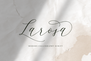 Larosa: A Script Font for Real Design Work