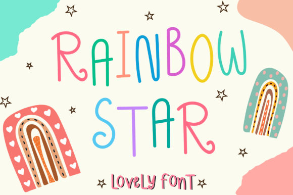 Rainbow Star Font: A Creative Edge