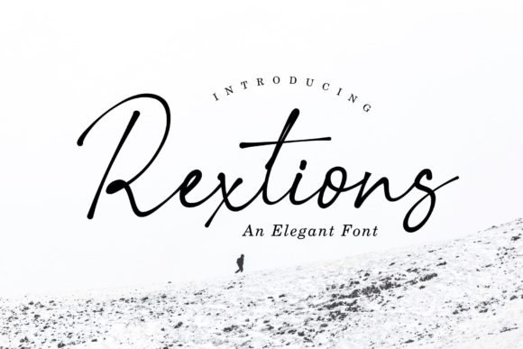Rextions: A Script Font That Elevates Design