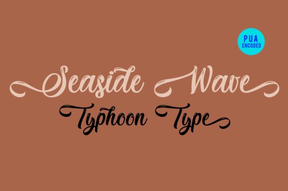 Seaside Wave Font for Elegant Design
