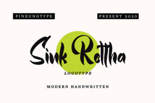 Sink Rettha: A Bold Script for Creative Branding