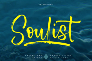 Soulist: A Handwritten Font for Editorial Elegance