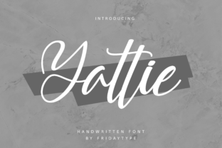 Yattie: A Script Font for Real Design Work